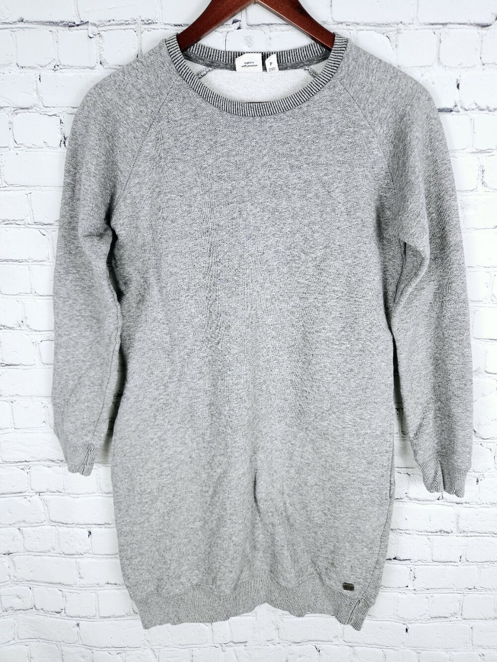 10 TREE | crewneck long sleeve sweater sweatshirt dress